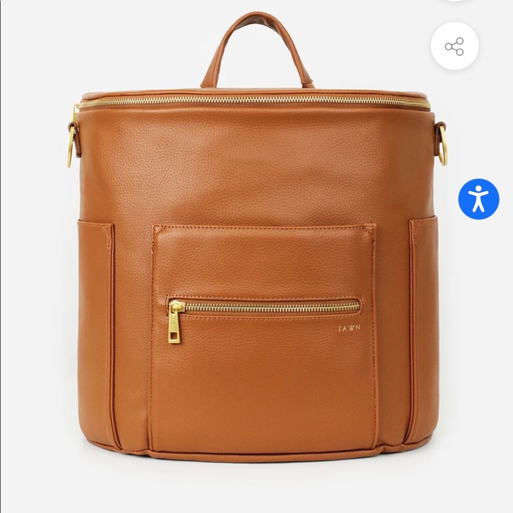 FAWN DESIGN The Original Diaper Bag - Brown